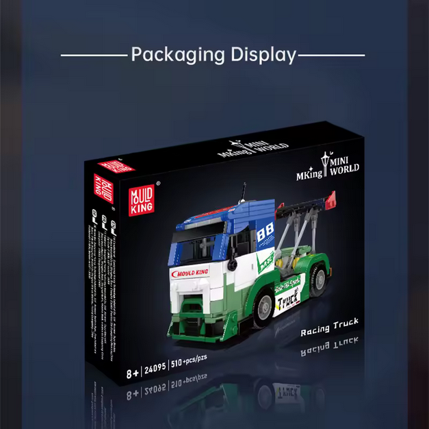 Mould King 24095 Low-Profile Renn-Truck Bausatz | 510 Teile MK