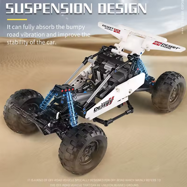 Mould King 18001 Desert Racing Buggy RC – 409 Teile MK
