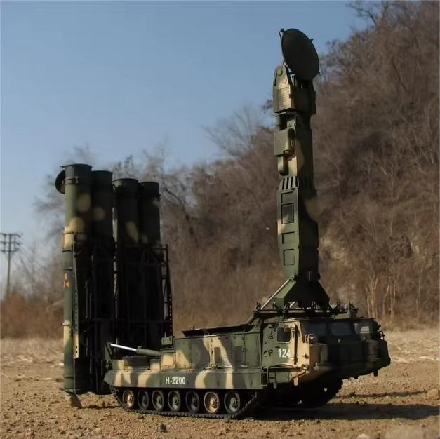 S-300V 9A83 Raketenstartfahrzeug Modell 1:35 – Russisches Blanko Militärmodell AAAA