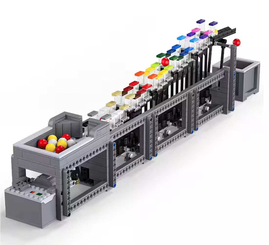 Mould King 26004 GBC Rainbow Stepper Klemmbausteine Set – Motorisiert MK