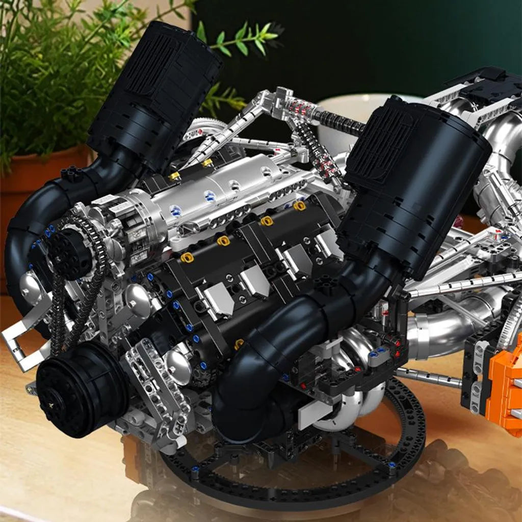 Mould King 10248 JZK V8 Hyper Engine Bausatz | 3.192 Teile MK