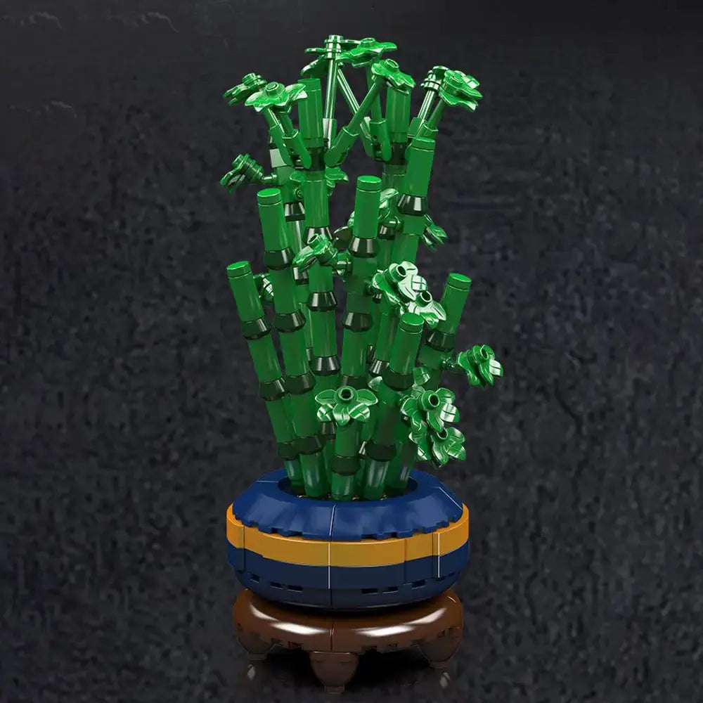Mould King 24121 Bambus Bonsai Klemmbausteine Set – 375 Teile MK
