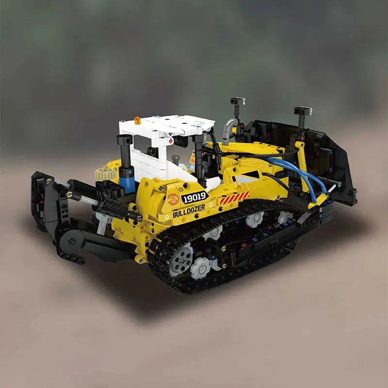Mould King 19019 PR756 Bulldozer Pneumatik Klemmbausteine Set – 1200 Teile MK
