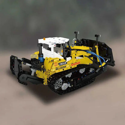 Mould King 19019 PR756 Bulldozer Pneumatik Klemmbausteine Set – 1200 Teile MK