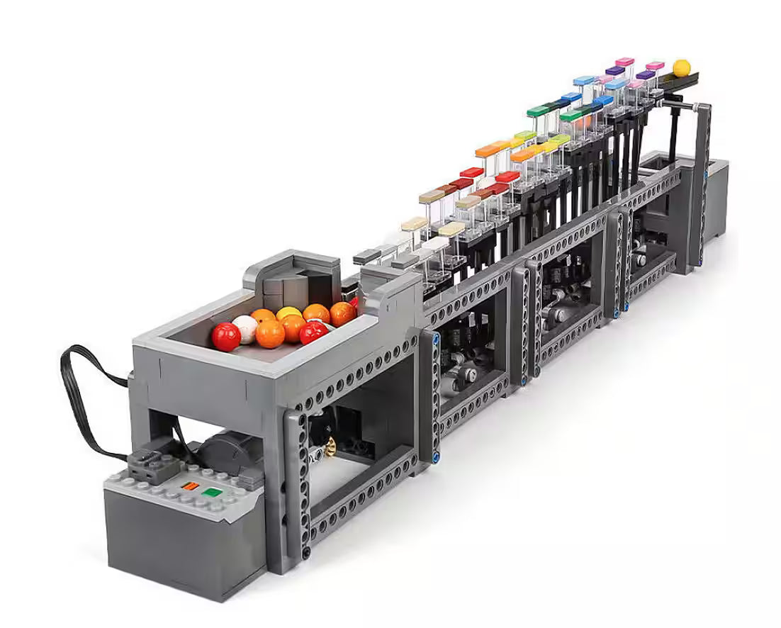 Mould King 26004 GBC Rainbow Stepper Klemmbausteine Set – Motorisiert MK