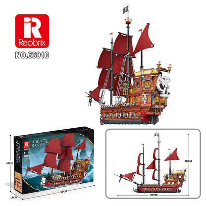 Reobrix 66010 Piratenschiff – Piraten Modell (3.066 Teile)