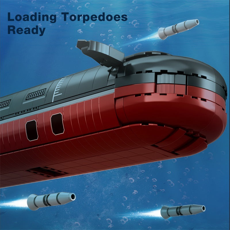 Reobrix 33048 Typhoon-Klasse U-Boot – Militär Bausteinmodell (2.895 Teile)