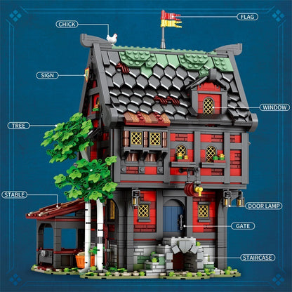 Reobrix 66017 Kreuzritter-Hotel  (2.953 Teile)