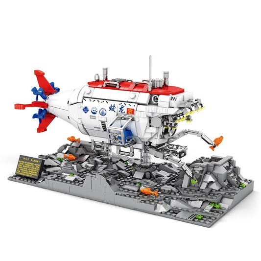 Reobrix 33042 Jiaolong U-Boot – Militär Schiffs-Bausteinmodell (1.215 Teile)