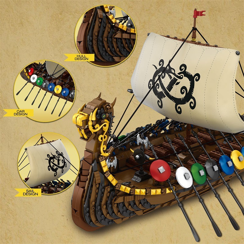 Reobrix 66101 Wikingerschiff (2.547 Teile)