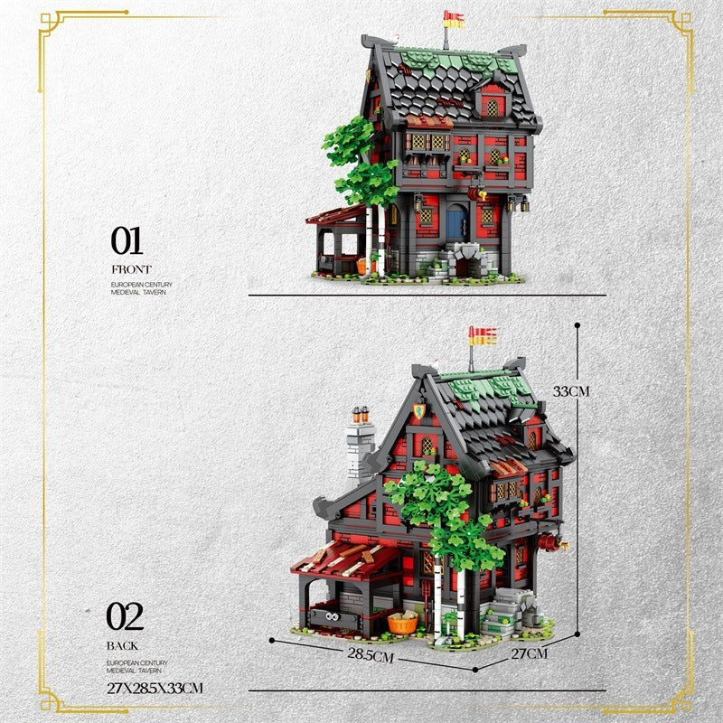 Reobrix 66017 Kreuzritter-Hotel  (2.953 Teile)