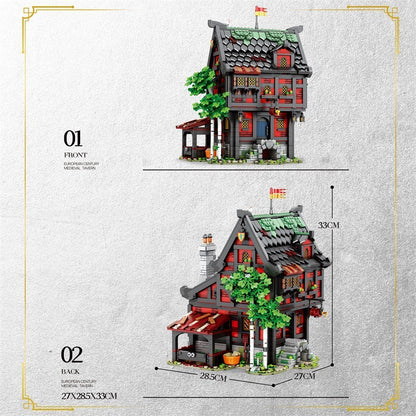 Reobrix 66017 Kreuzritter-Hotel  (2.953 Teile)