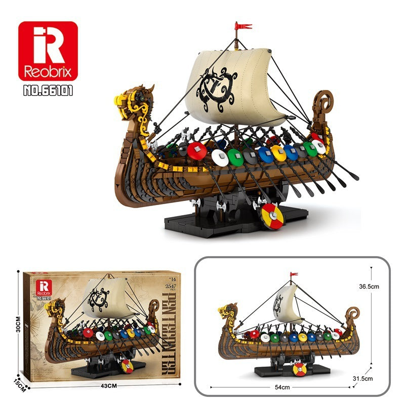 Reobrix 66101 Wikingerschiff (2.547 Teile)
