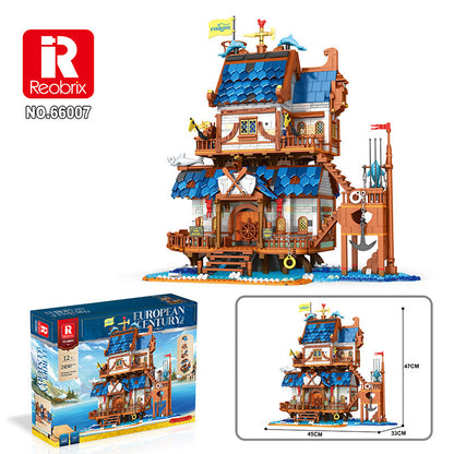 Reobrix 66007 Mittelalterliches Fischerhaus (2.450 Teile)
