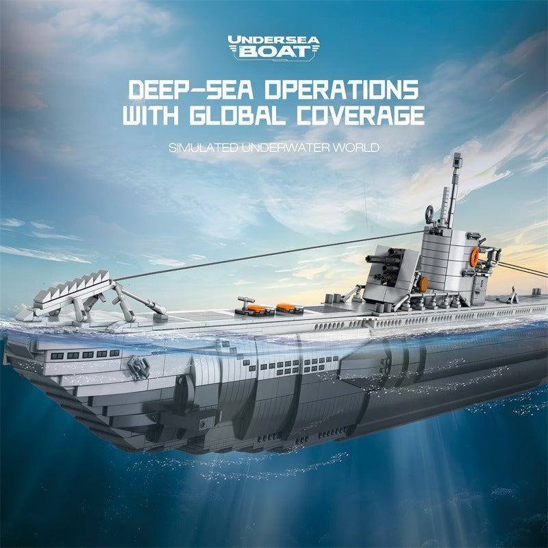Reobrix 33050 Next-Generation Strategic U-Type Submarine – U-Boot Modell (3.624 Teile)