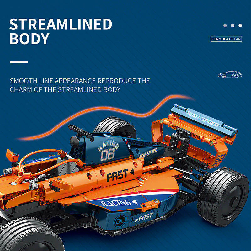 Reobrix 11006 / 11007 F1-Rennwagen – Formel-1-Modell 1:8 (928 Teile)