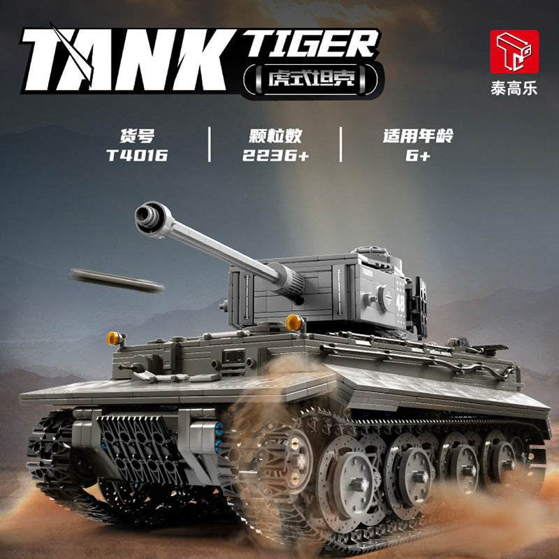 TaiGaole T4016 RC Tiger-Panzer (2.236 Teile)