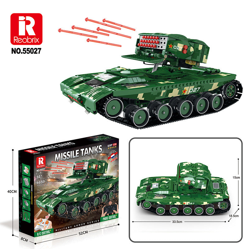 Reobrix 55027 RC Raketenpanzer (1.488 Teile)
