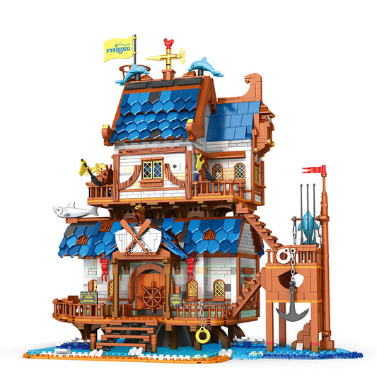 Reobrix 66007 Mittelalterliches Fischerhaus (2.450 Teile)