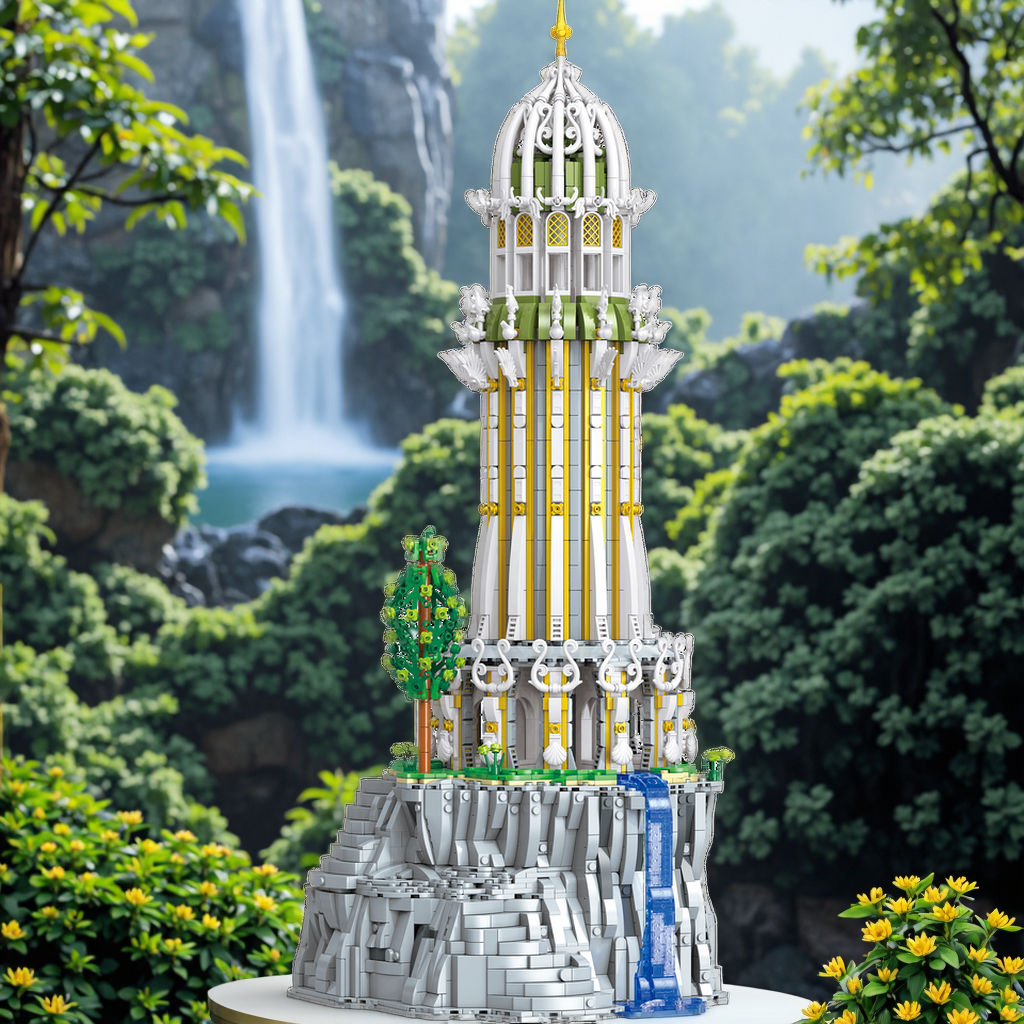BAKA 33245 Turm des Tierkreises – Fantasy Architektur Bausteinmodell (3.726 Teile)