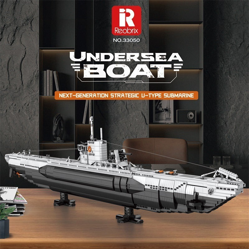 Reobrix 33050 Next-Generation Strategic U-Type Submarine – U-Boot Modell (3.624 Teile)