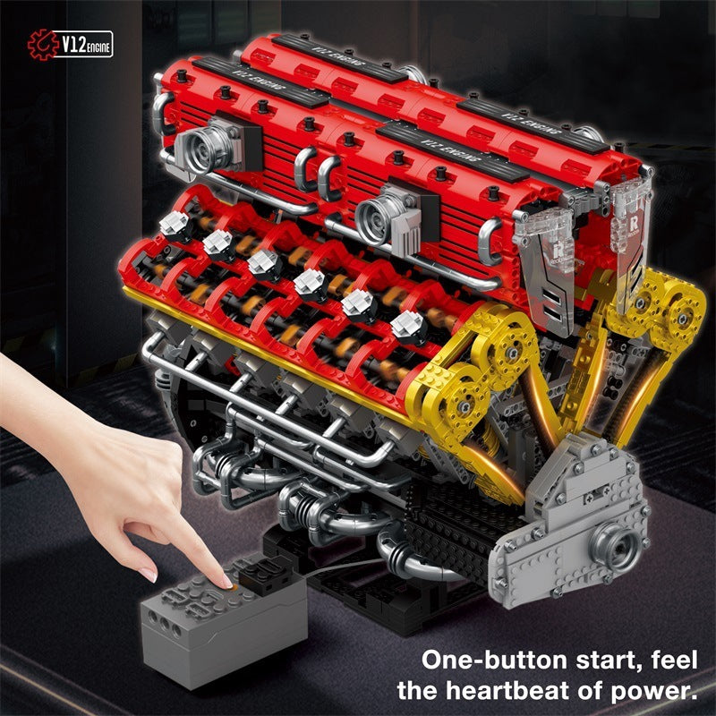 Reobrix 33017 V12-Zylindermotor (4.719 Teile)