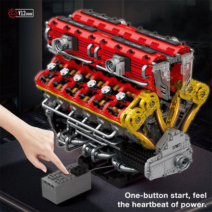 Reobrix 33017 V12-Zylindermotor (4.719 Teile)