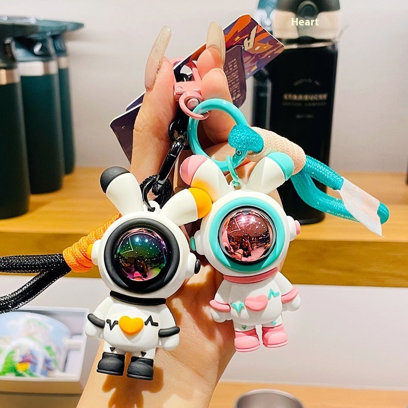 Blitz-Kaninchen Astronaut Schlüsselanhänger