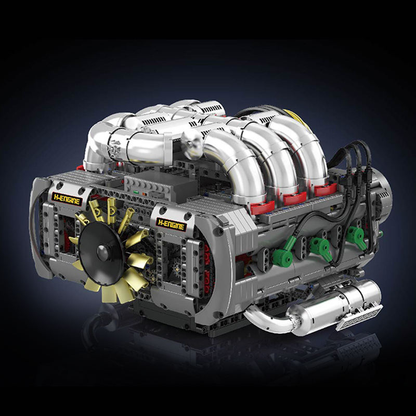 Mould King 10181 Horizontal-Boxermotor (2.375 Teile)