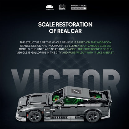 Reobrix 11028 VICTOR Supercar 1:12 (1.638 Teile)