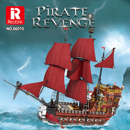 Reobrix 66010 Piratenschiff – Piraten Modell (3.066 Teile)