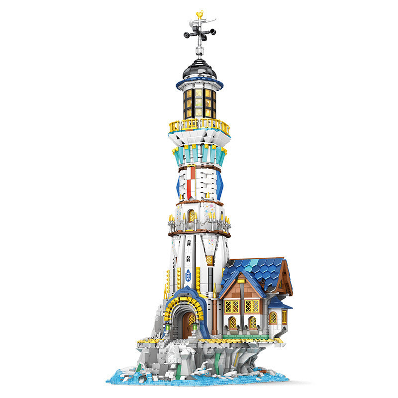 Reobrix 66028 Mittelalterlicher Leuchtturm (2.966 Teile)