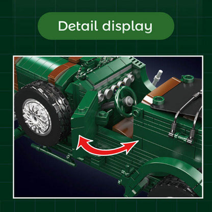 Mould King 10166 Auto-Serie Oldtimer Standmodell | 1.147 Teile