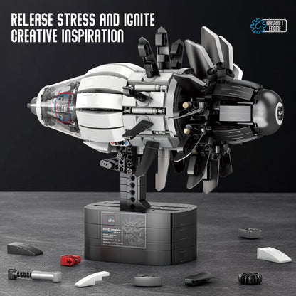 Reobrix 33018 Flugzeugmotor (1.351 Teile)