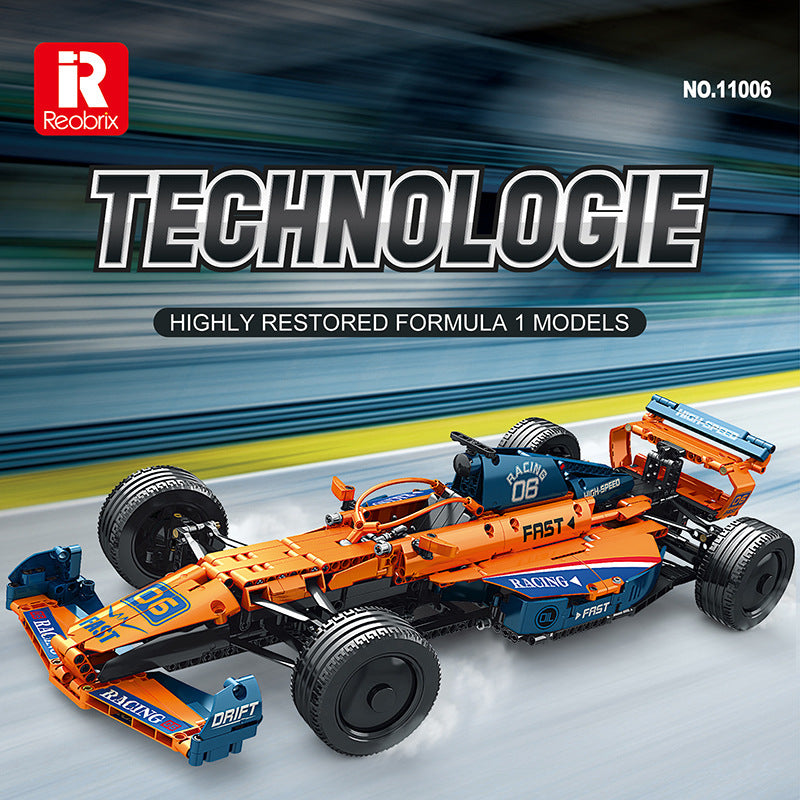 Reobrix 11006 / 11007 F1-Rennwagen – Formel-1-Modell 1:8 (928 Teile)