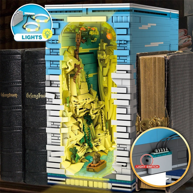 Reobrix 66039 Piratenbucht-Buchhandlung – Architektur Bausatz (2.977 Teile)