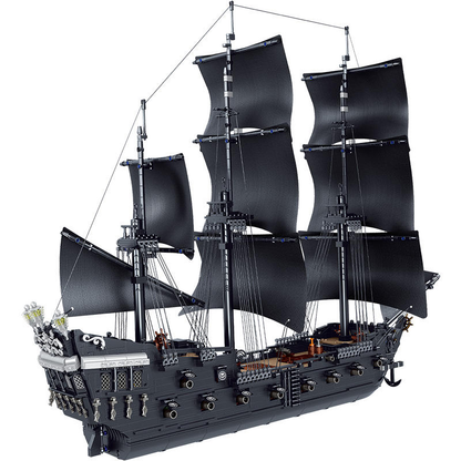 BAKA 33305 Schwarze Perle Piratenschiff – Schiffs-Bausteinmodell (3.839 Teile)