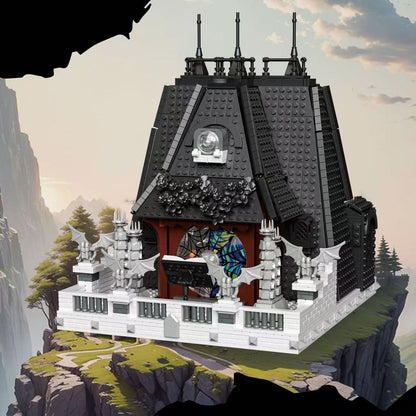 BAKA 33214 Spukhaus Modell – Schwarzes Architektur-Bausteinset (2.419 Teile)
