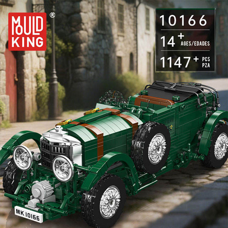 Mould King 10166 Auto-Serie Oldtimer Standmodell | 1.147 Teile
