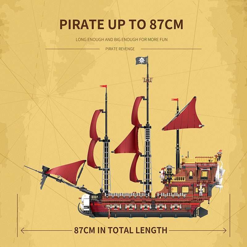 Reobrix 66010 Piratenschiff – Piraten Modell (3.066 Teile)