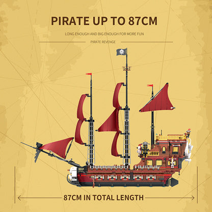 Reobrix 66010 Piratenschiff – Piraten Modell (3.066 Teile)