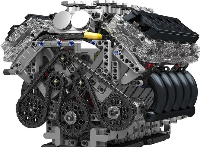 Mould King 10250 LFA V10 Motormodell Klemmbausteine Set – 1.834 Teile MK