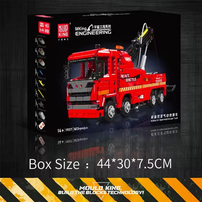 Mould King 19017 Scania Pneumatic Rescue Truck RC Klemmbausteine Set – 1.653 Teile MK
