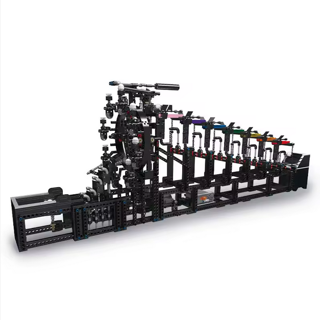 Mould King 26006 GBC Rainbow Tensegrity Klemmbausteine Set – Motorisiert MK