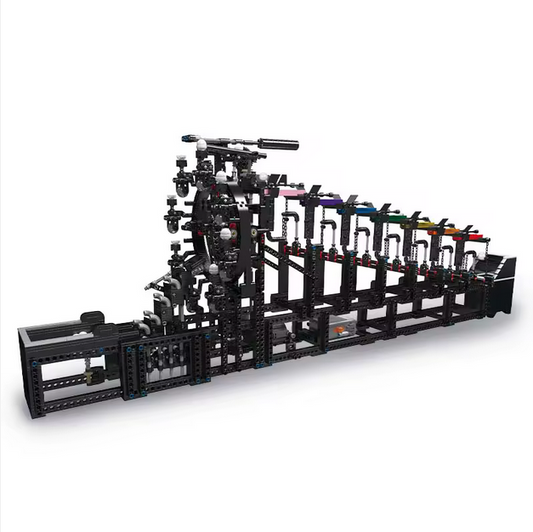Mould King 26006 GBC Rainbow Tensegrity Klemmbausteine Set – Motorisiert MK