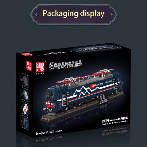 Mould King 12045 Vectron MS Elektrolokomotive Klemmbausteine Set – 3072 Teile MK