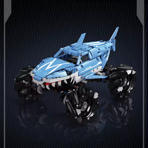 Mould King 18032 RC Monstertruck Megalodon Klemmbausteine Set – 786 Teile MK