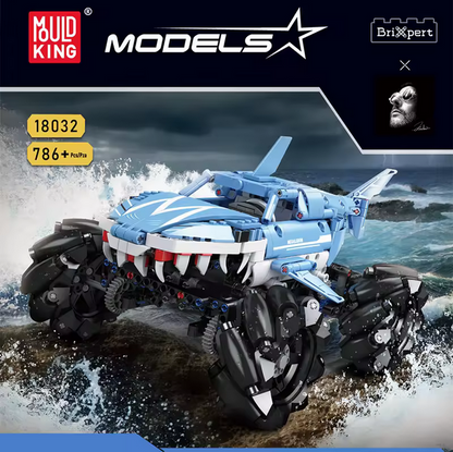 Mould King 18032 RC Monstertruck Megalodon Klemmbausteine Set – 786 Teile MK