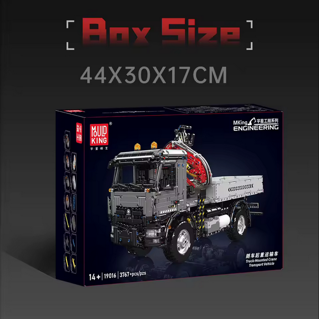 Mould King 19016 RC Kranwagen Klemmbausteine Set – 3757 Teile MK