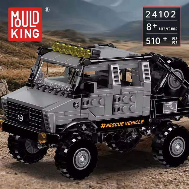 Mould King 24102 Mini World Rettungsfahrzeug-Bausatz | 510 Teile MK